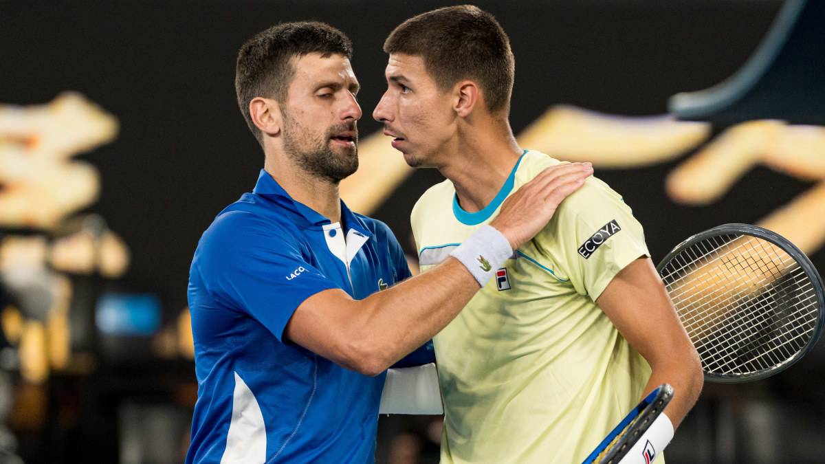 'Quem sabe o que pode acontecer?': O australiano Alexei Popyrin espera ter sorte na terceira vez na partida contra Djokovic