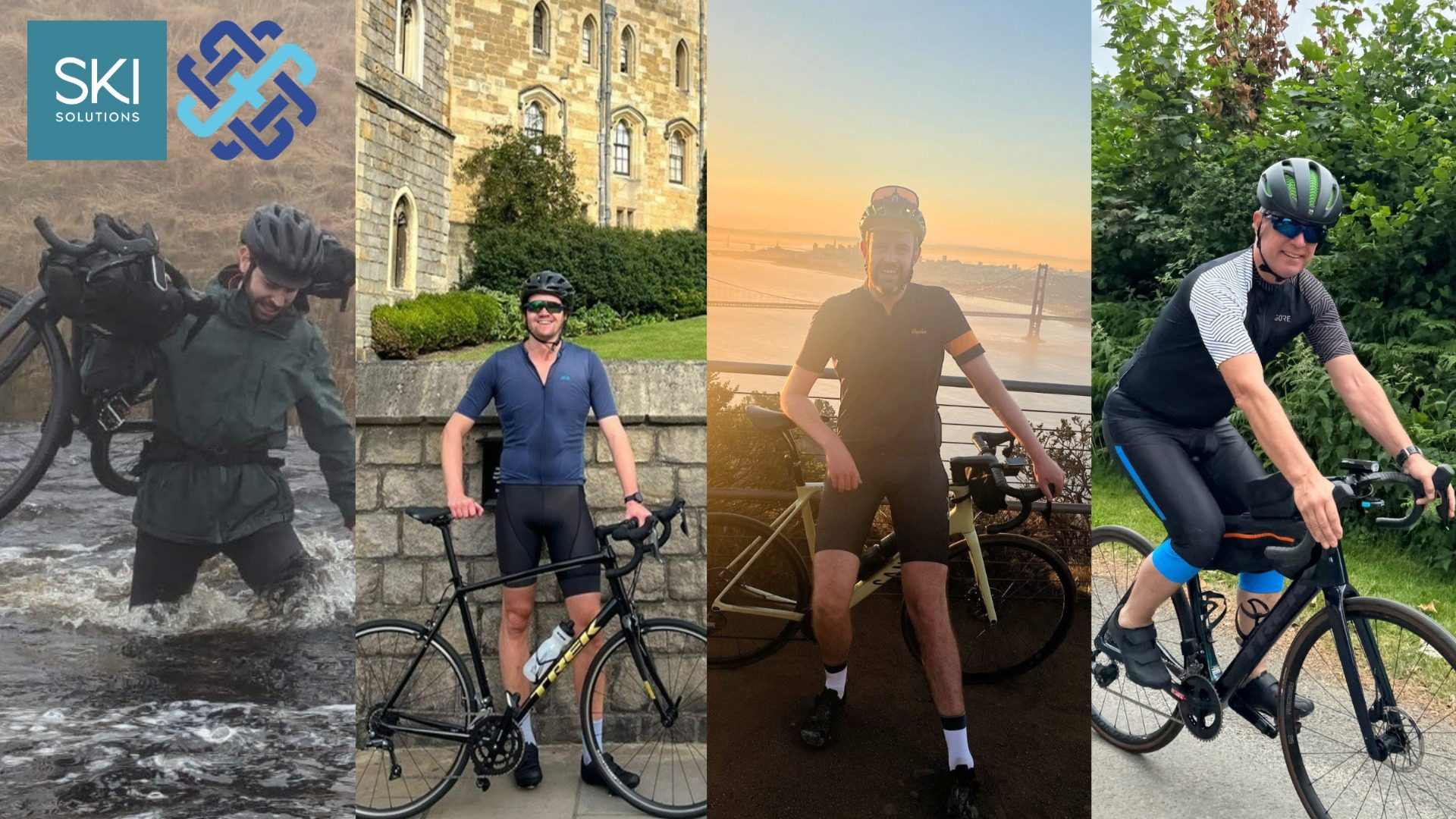 Passeio de bicicleta beneficente de Londres a Val d'Isère