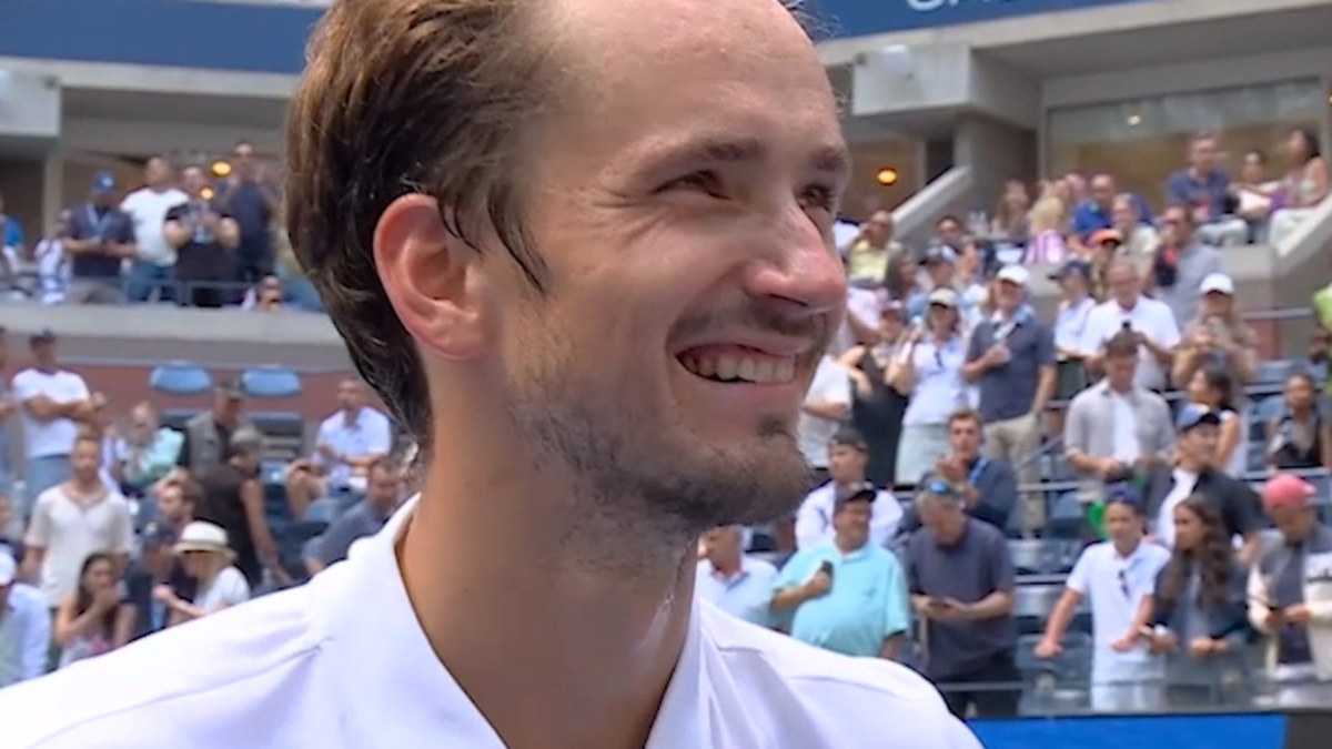 'Eu amo Nova York': a relação de Daniil Medvedev com o público do US Open se completa