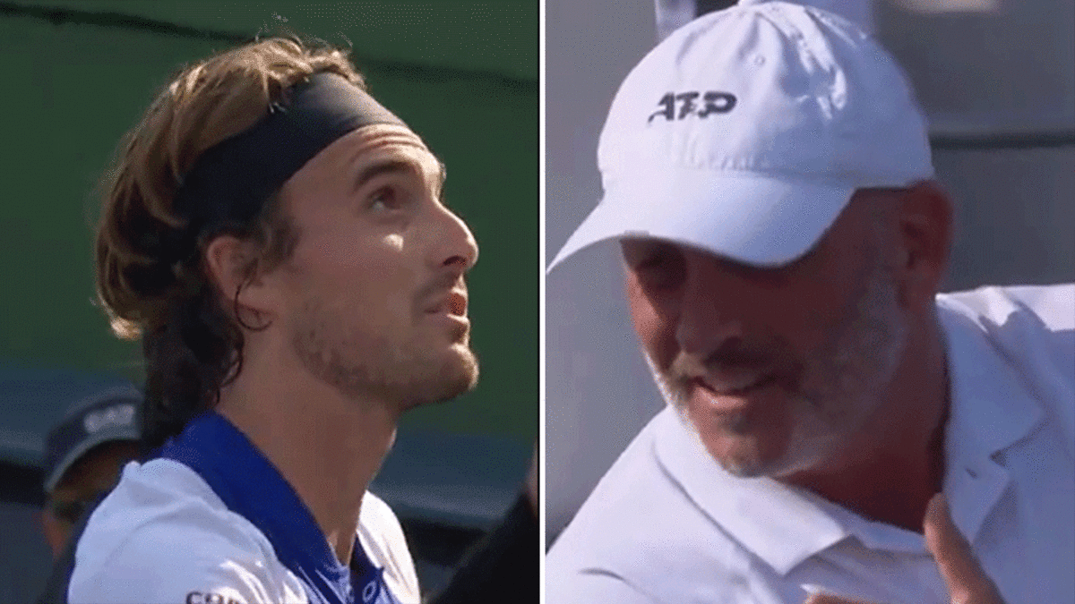 Stefanos Tsitsipas se enfurece como árbitro no Masters de Xangai; Daniel Medvedev