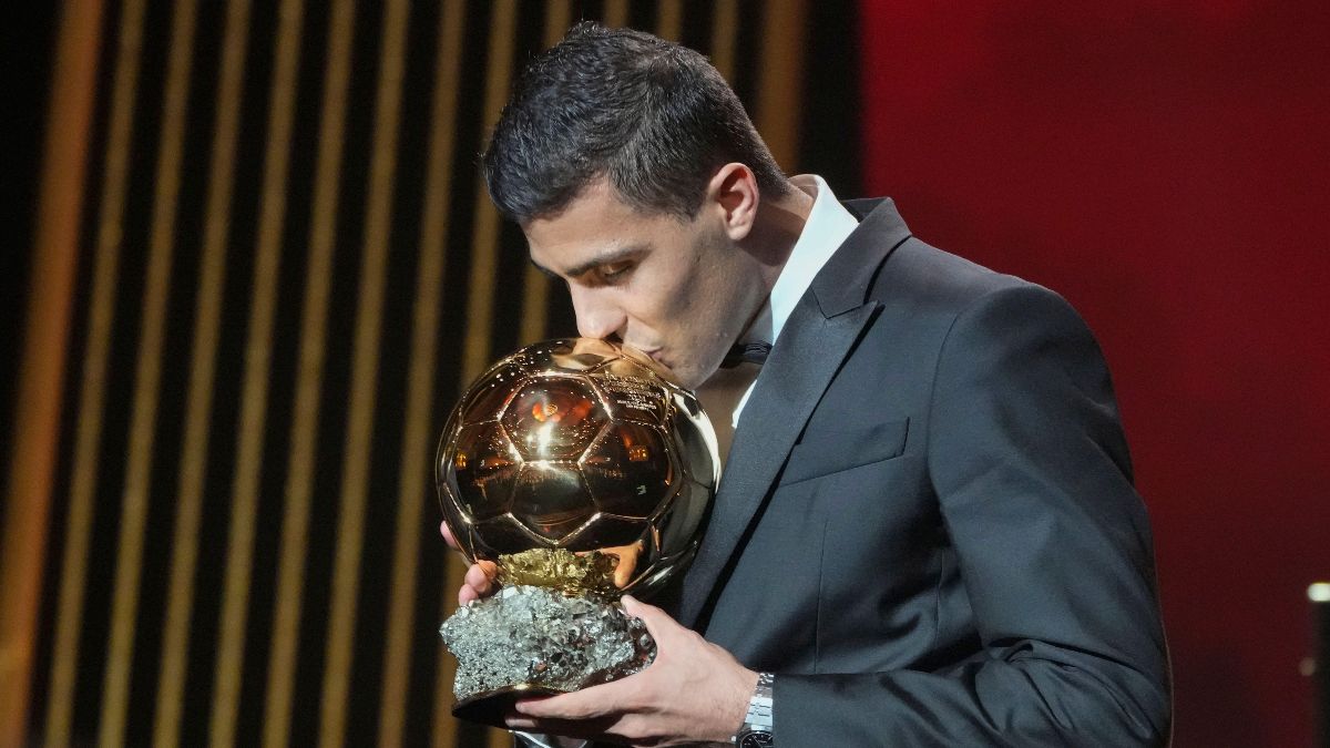 Rodri, vencedor da Bola de Ouro 2024: 'O futebol ganhou hoje'