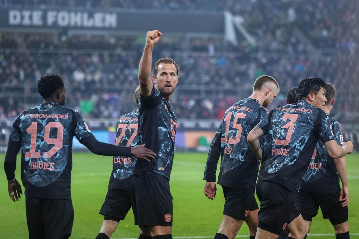 Bundesliga: Kane continua em boa forma de goleador com vitória sobre Monchengladbach