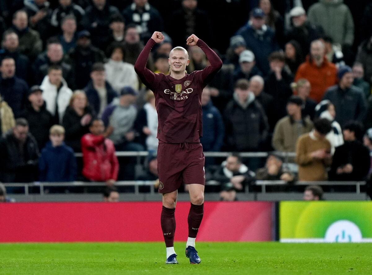 Tottenham 0-1 Manchester City: Haaland pontua no retorno, pois ambos os lados desperdiçam chances