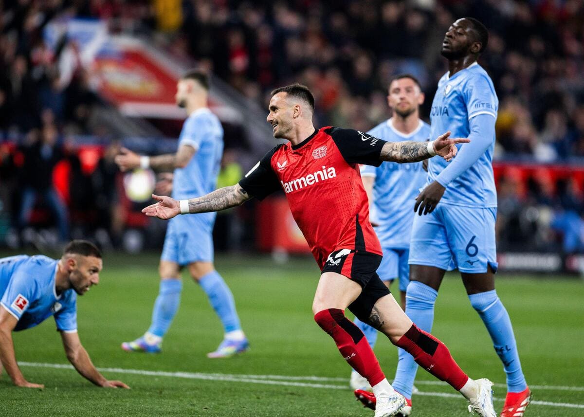 Aleix Garcia of Bayer Leverkusen