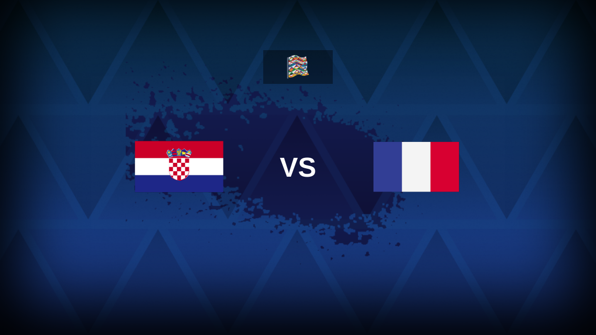 Croácia v France-linhas, estatísticas e visualização
