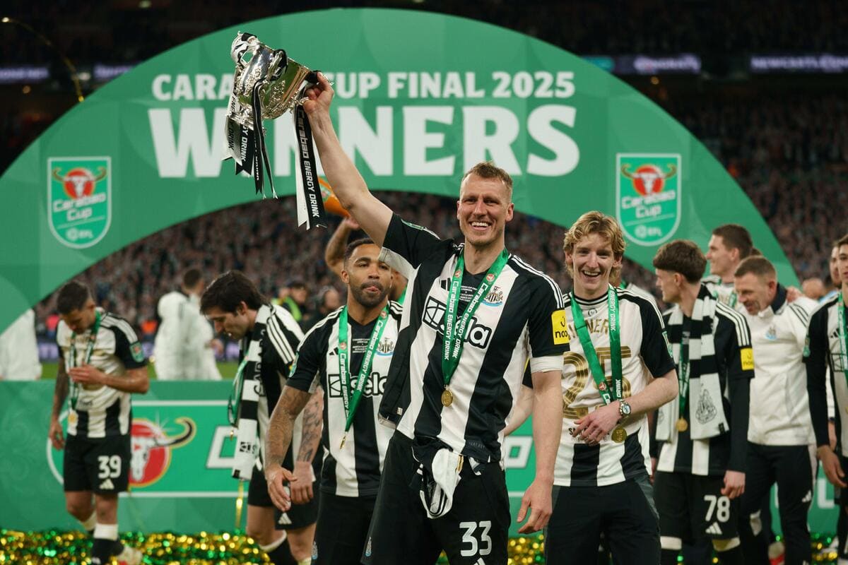 Dan Burn of Newcastle and England.