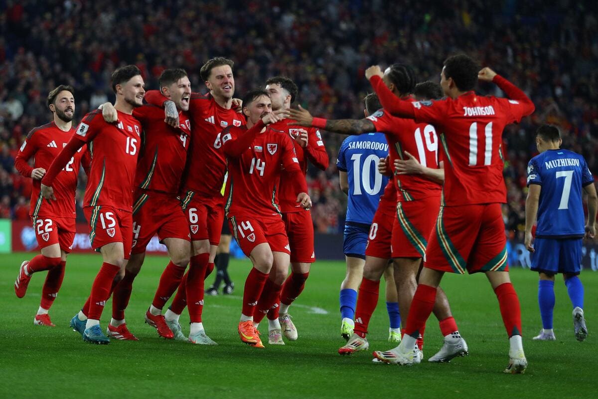 Gales 3-1 Cazaquistão: Dragons inicia a campanha da Copa do Mundo com Win enquanto a corrida invicta de Bellamy continua
