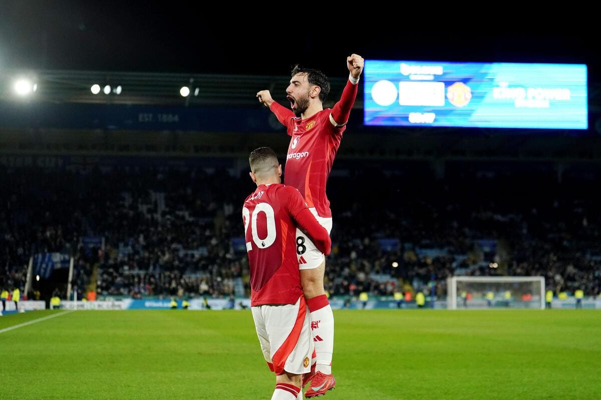 Manchester United's Bruno Fernandes.