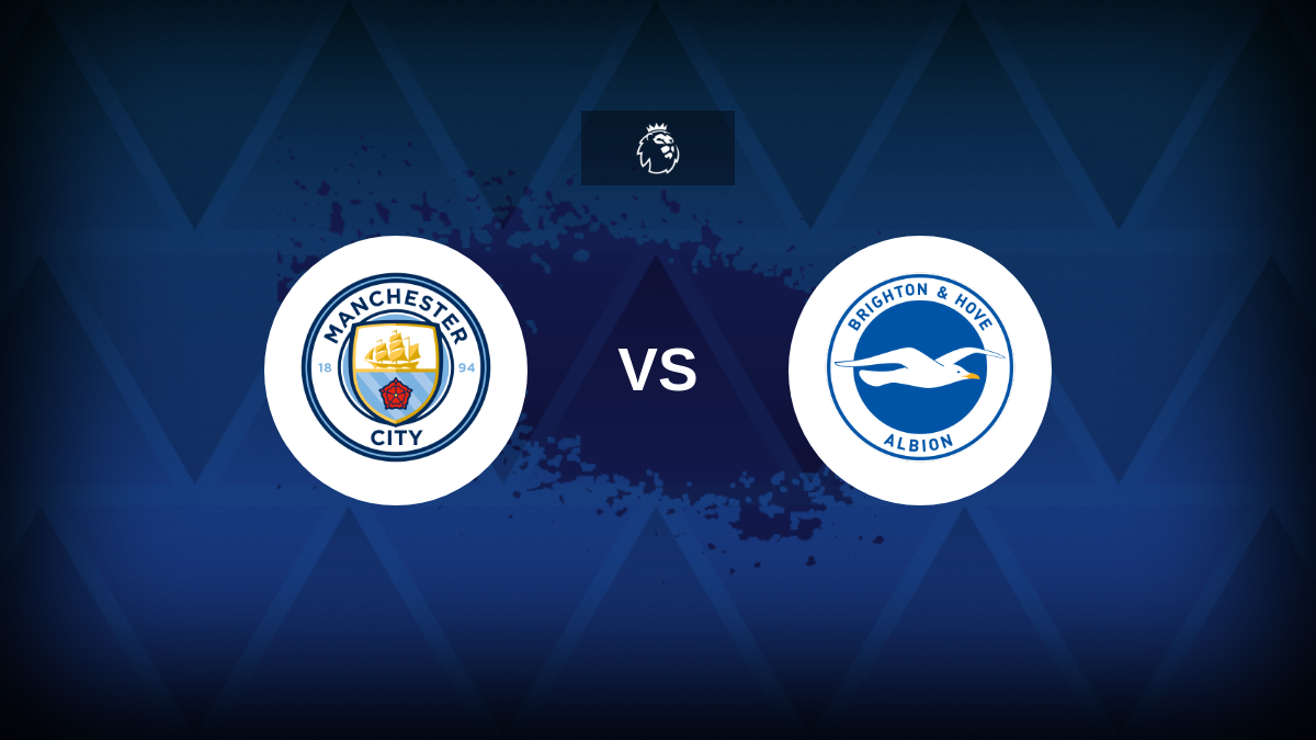 Manchester City V Brighton-linhas, estatísticas e visualização