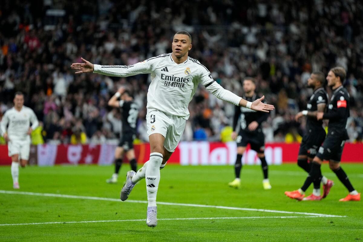 Kylian Mbappe of Real Madrid.