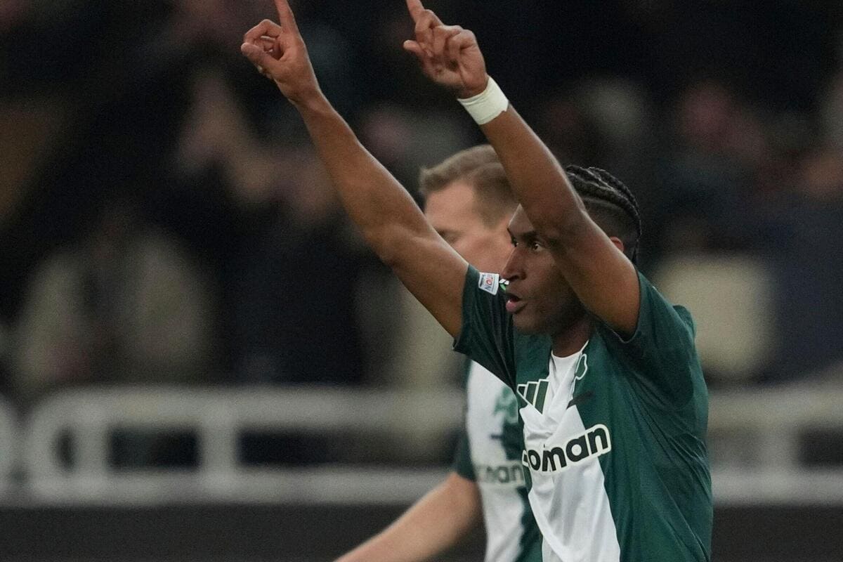 Panathinaikos celebrate