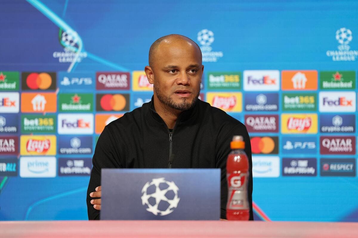 Bayern Munich boss Vincent Kompany