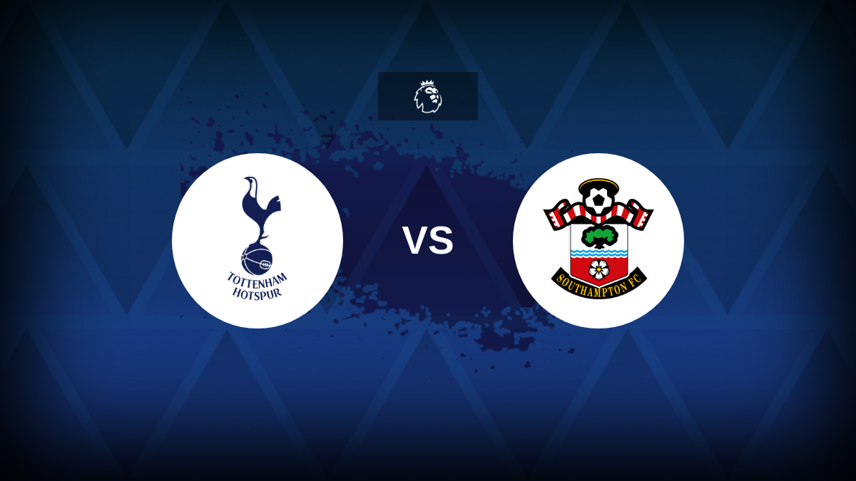 Tottenham v Southampton-linhas, estatísticas e visualização