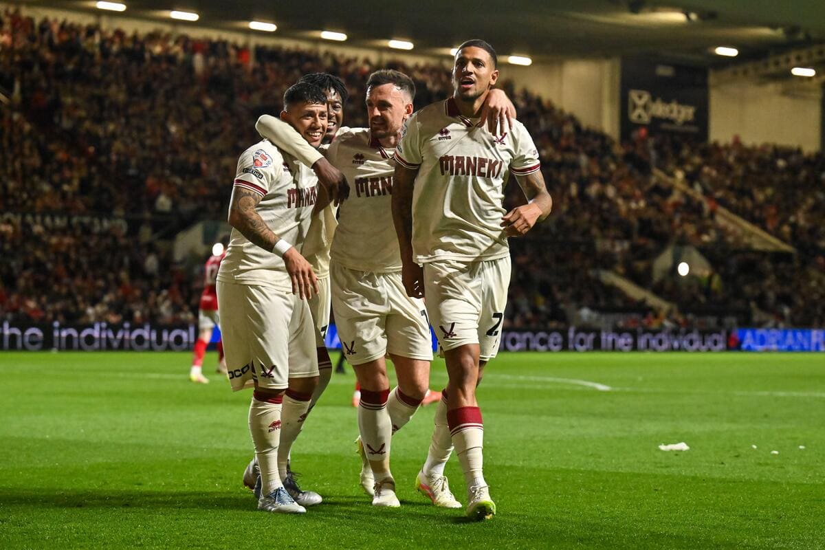 Sheffield United celebrate
