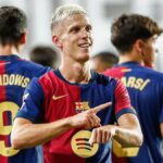 Barcelona midfielder Dani Olmo