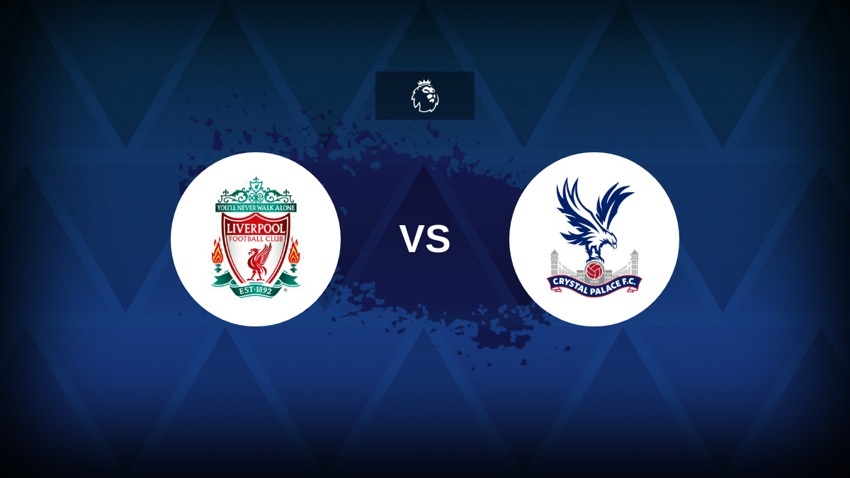 Liverpool V Crystal Palace-linhas, estatísticas e visualização