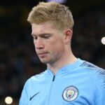 Kevin De Bruyne playing football for Man City