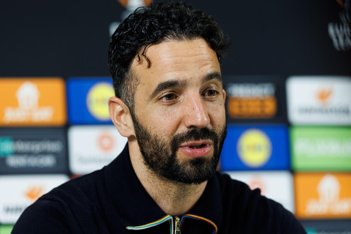 Manchester United manager Ruben Amorim