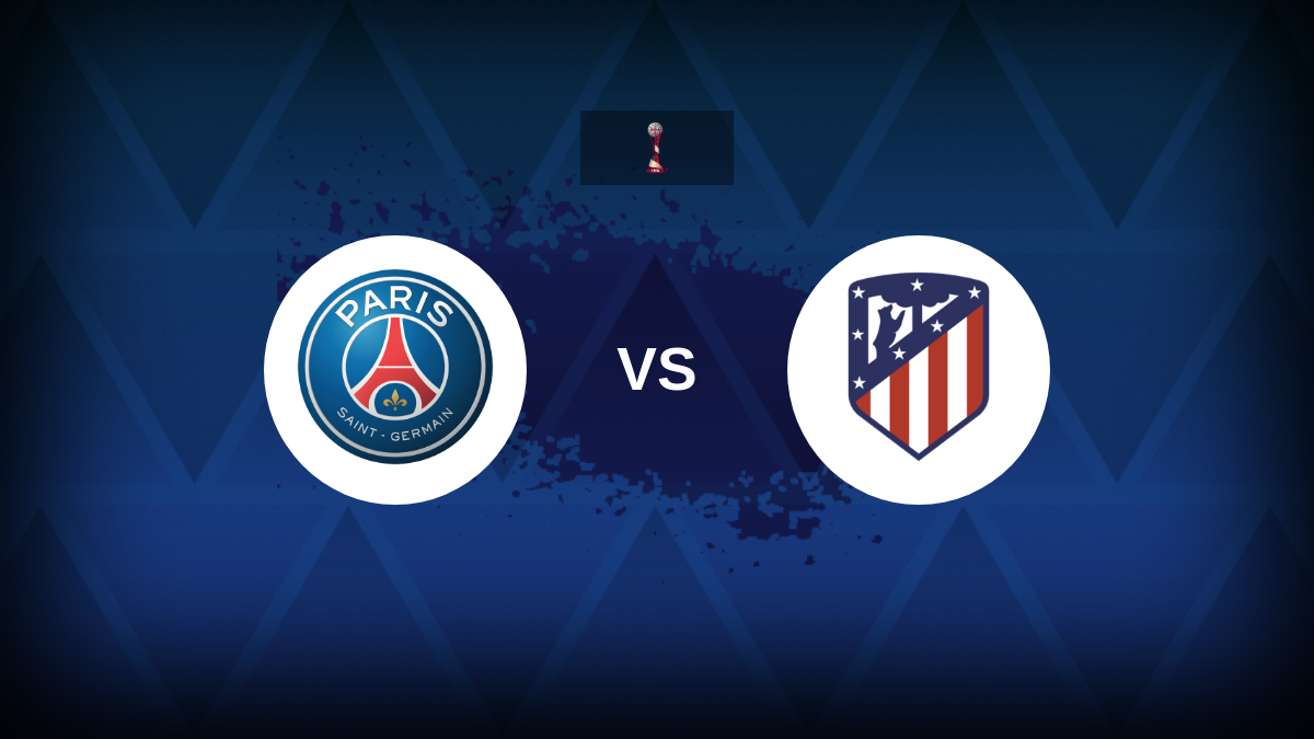 Paris Saint-Germain v Atlético de Madrid-linhas, estatísticas e visualização