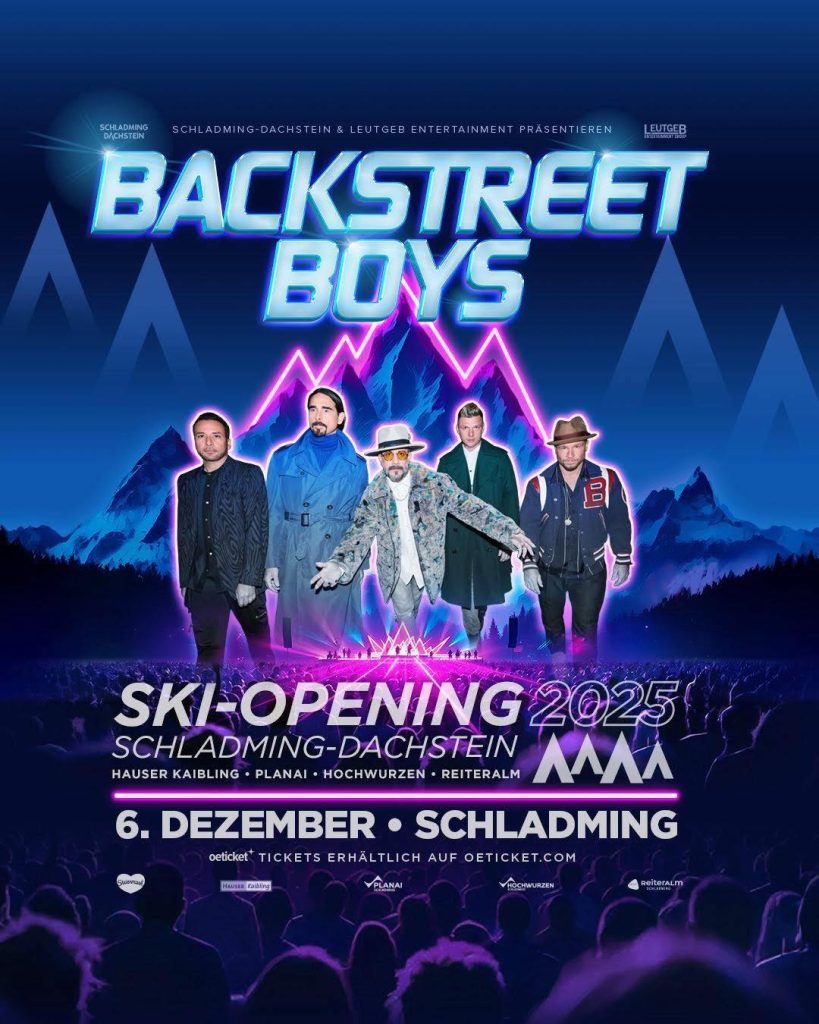Backstreet Boys para abrir a temporada de 25-26 de Schladming