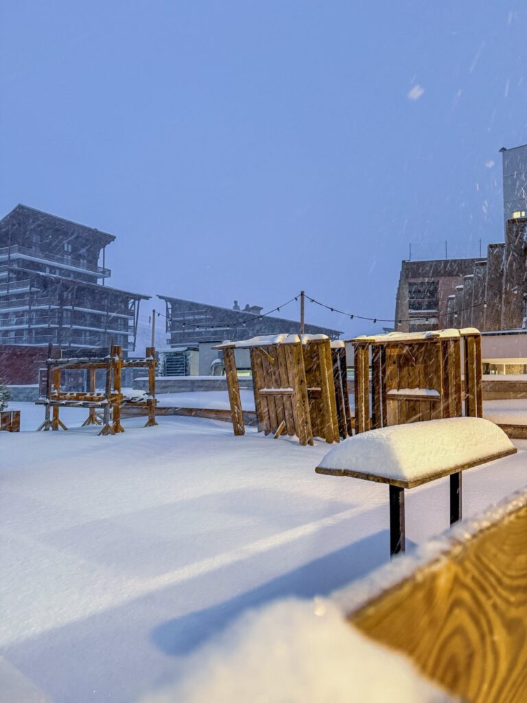 Forte nevasca nos Alpes