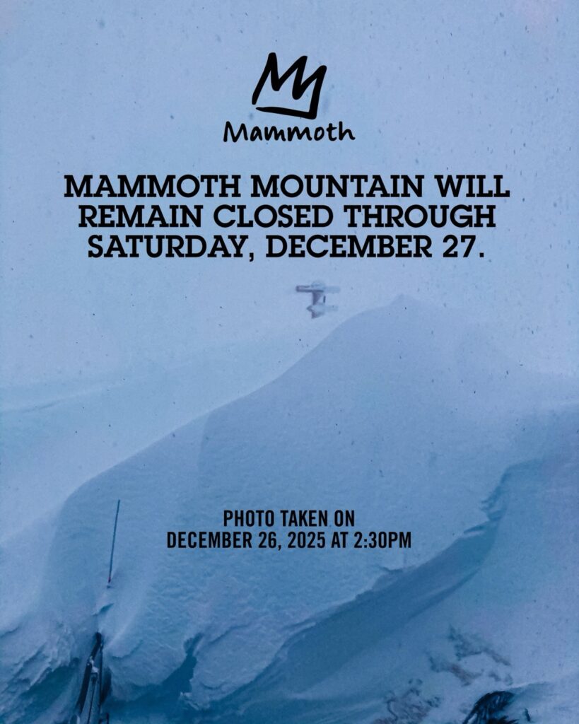 Enormes nevascas na Califórnia