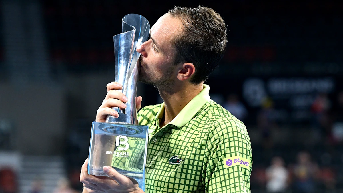 Resultado final de simples masculino, Daniil Medvedev derrota Brandon Nakashima