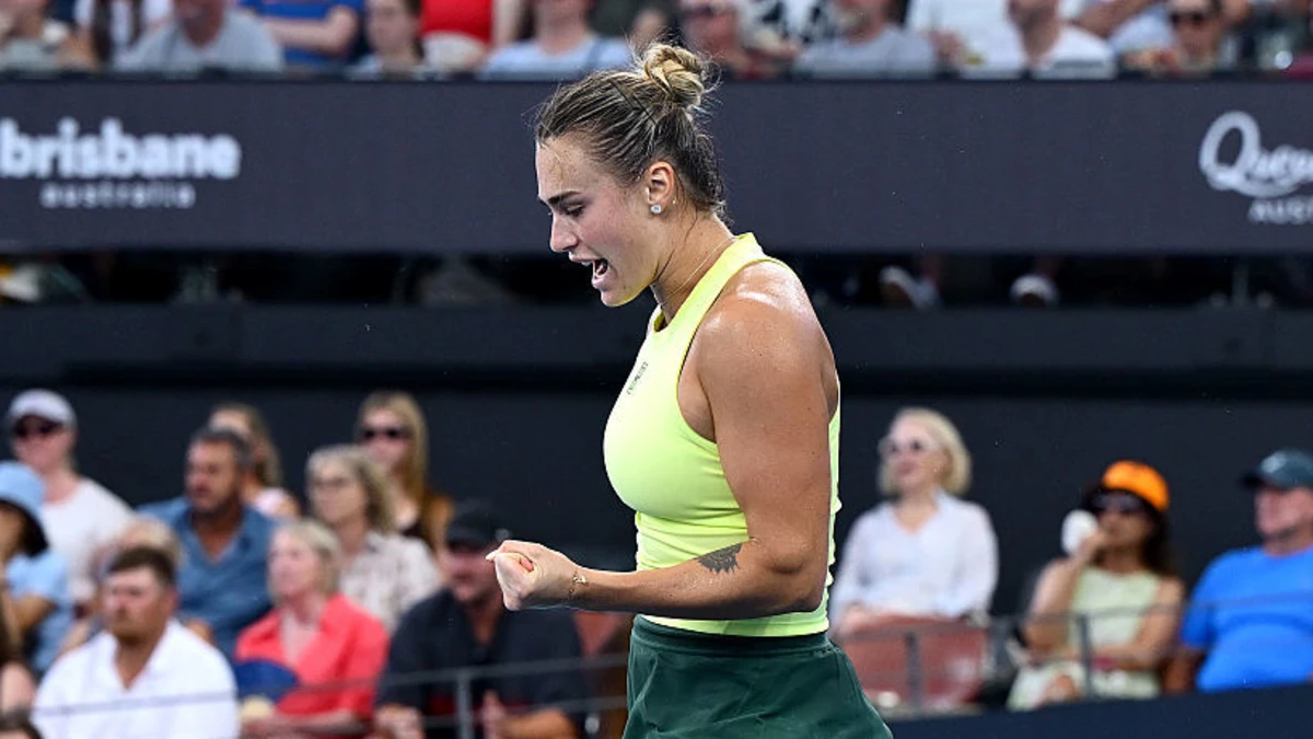 Brisbane Internacional 2026 | Aryna Sabalenka avança para a final e derrota Karolina Muchova
