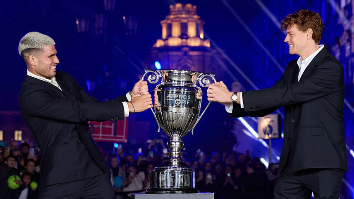 Jannik Sinner, domínio de Carlos Alcaraz, Todd Woodbridge, opinião do Grand Slam Daily, análise de empate masculino, probabilidades