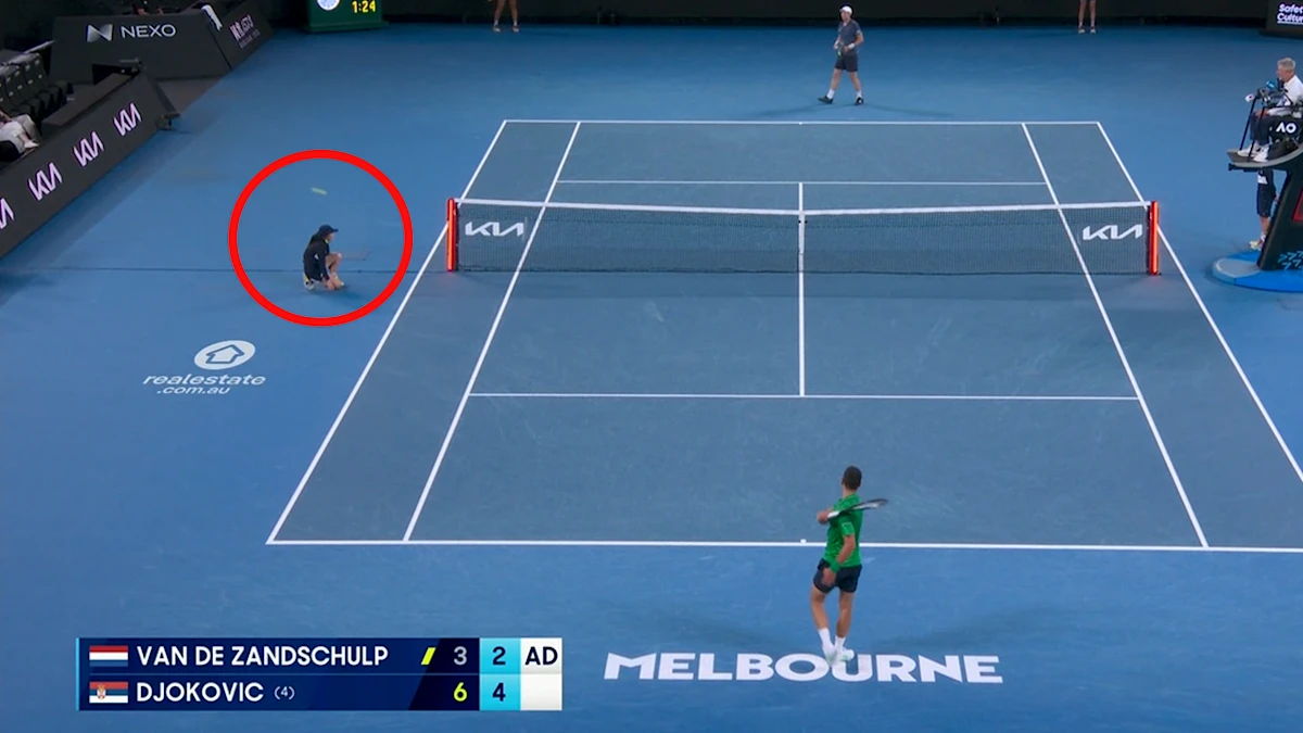 Aberto da Austrália Tênis 2026 | Novak Djokovic quase acerta o garoto da bola, pedido de desculpas, resultado da partida do Botic van de Zandschulp, vídeo, destaques
