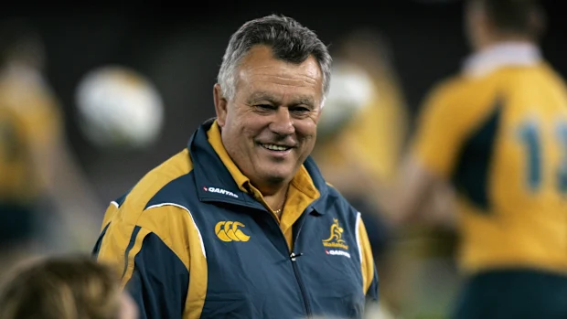 O técnico dos Wallabies, John Connolly, em Melbourne em 2006.