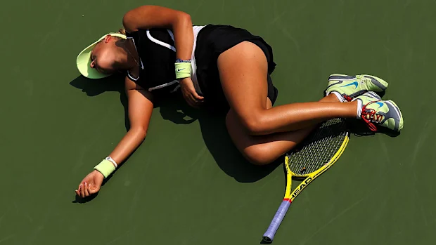 Victoria Azarenka desmaiou durante o terceiro dia do Aberto dos Estados Unidos de 2010.