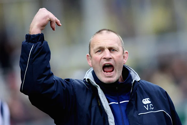 Vern Cotter de Clermont no Stade Marcel Michelin em 2007.