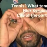 Vídeo da boate de Nick Kyrgios horas antes da derrota em duplas mistas com Leylah Fernandez