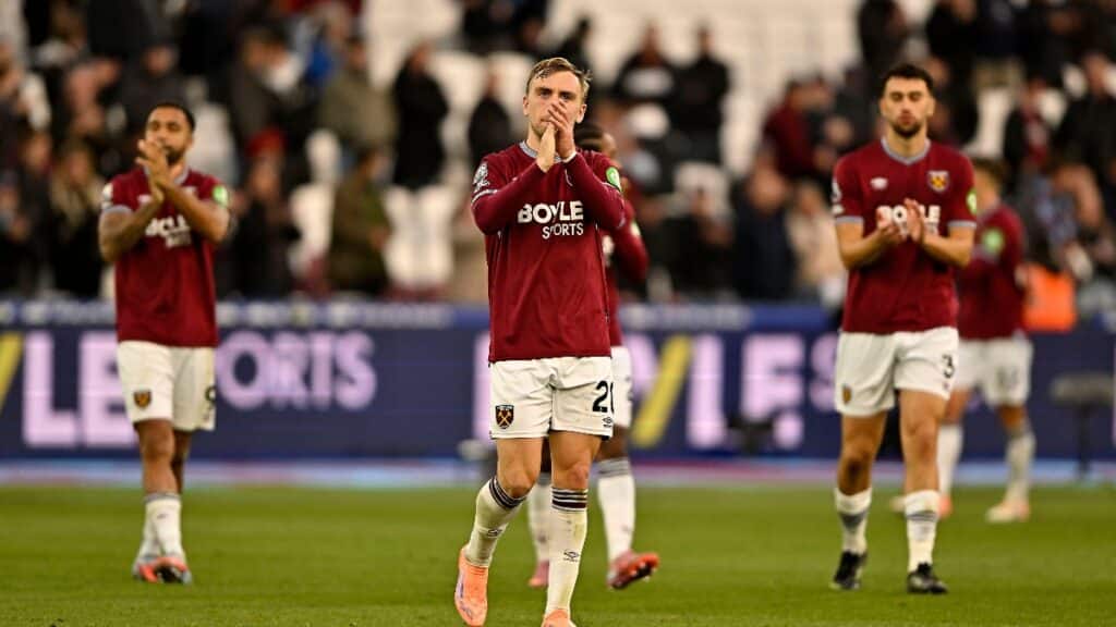 O atacante do West Ham, Jarrod Bowen