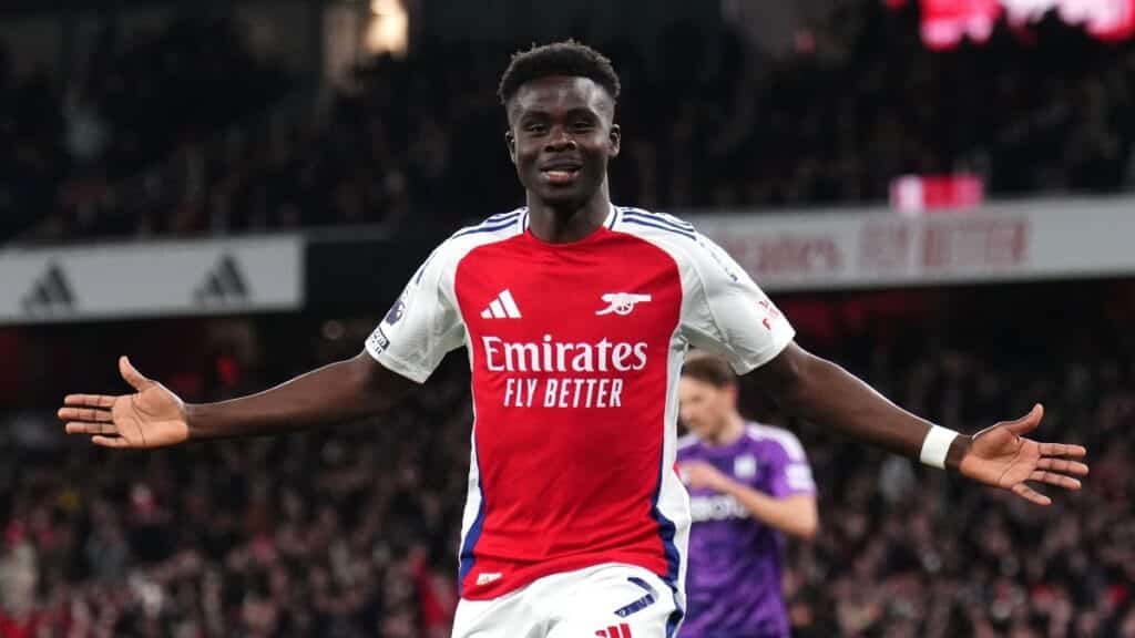 Bukayo Saka, extremo do Arsenal Football Club
