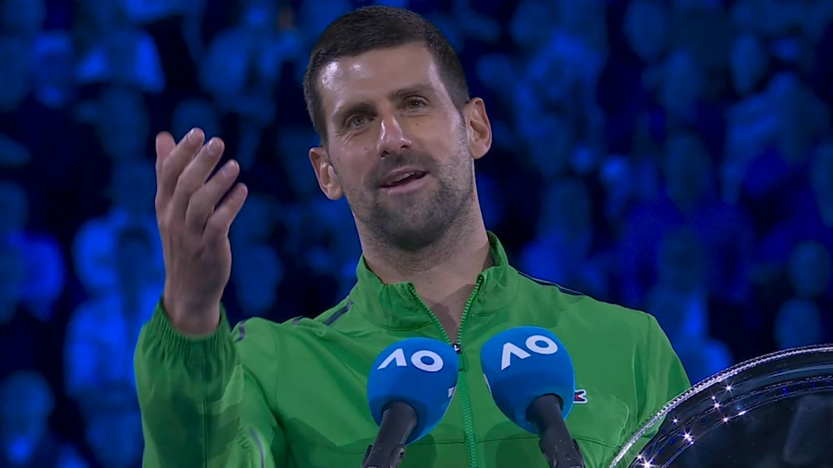Novak Djokovic, discurso de vice-campeão, aposentadoria, futuro