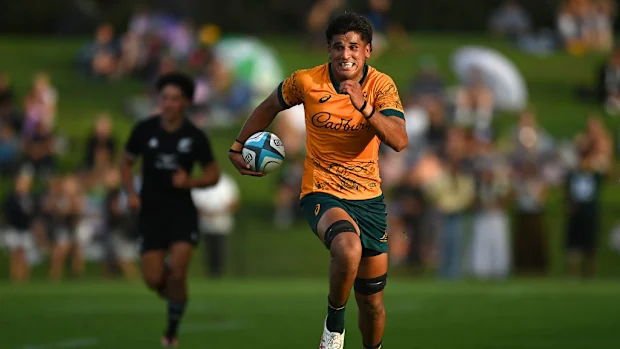 Aden Ekanayake da Austrália em ação.