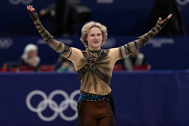 Ilia Malinin é a favorita do público na patinação artística na Itália. 