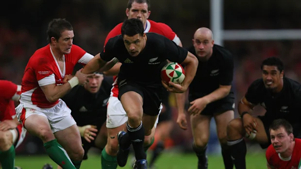 Dan Carter no Millennium Stadium.