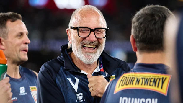 Tim Watson no jogo da lenda da AFL.