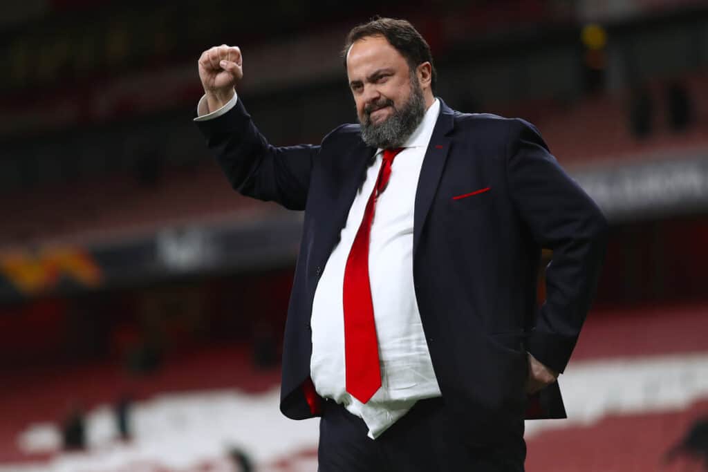 Evangelos Marinakis, proprietário do Nottingham Forest e do Olympiacos