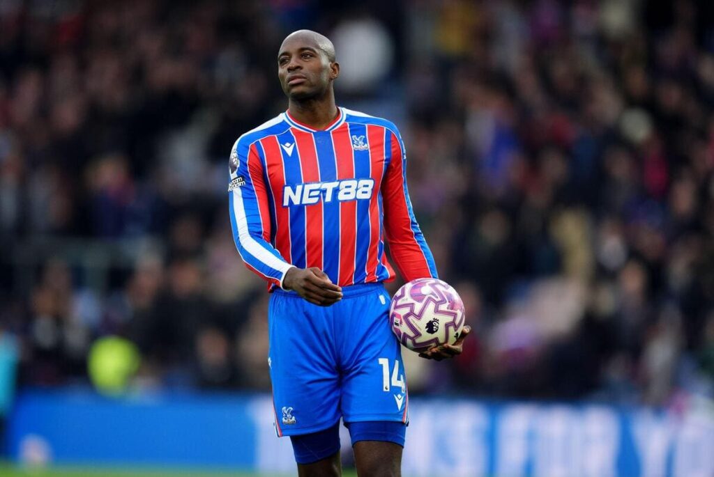 O atacante do Crystal Palace, Jean-Philippe Mateta