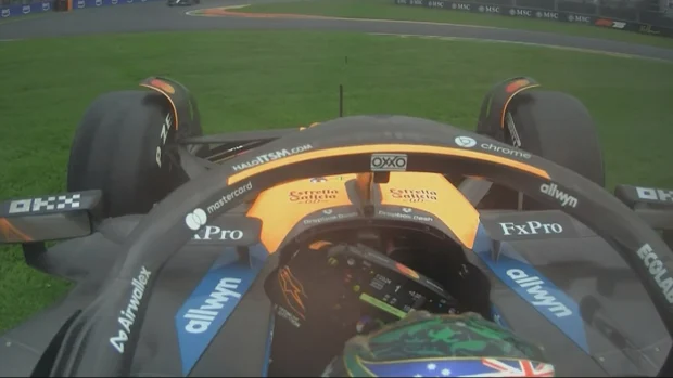 Oscar Piastri acabou com suas chances de pódio em casa com um erro no final do Grande Prêmio da Austrália.