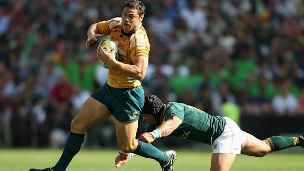 Timana Tahu durante as Tri-Nações de 2008 no Ellis Park.