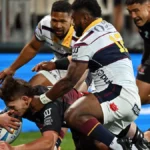 Os cruzados venceram os Highlanders; Destaques, reportagem da partida, vídeo, notícias, reação, Johnny Lee duas tentativas na estreia