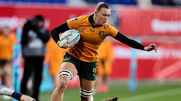 Maddison Levi, da Austrália, faz uma entrada.