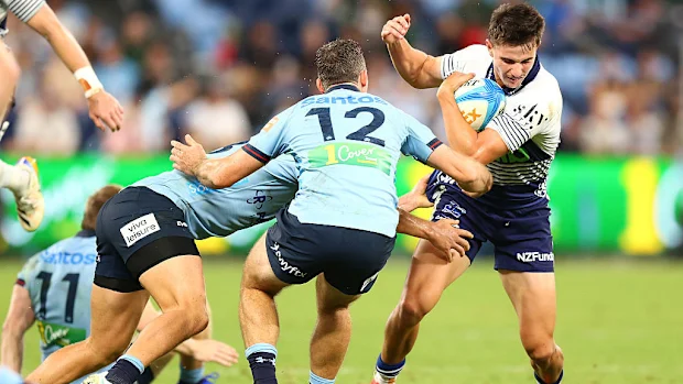 Payton Spencer do Blues em ação.