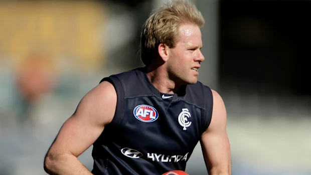 Nick Stevens em Carlton em 2008.