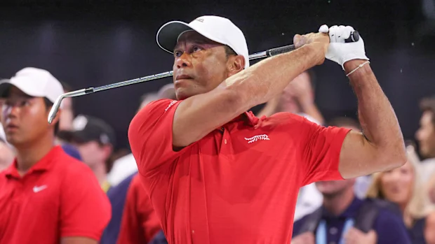 Tiger Woods em ação TGL